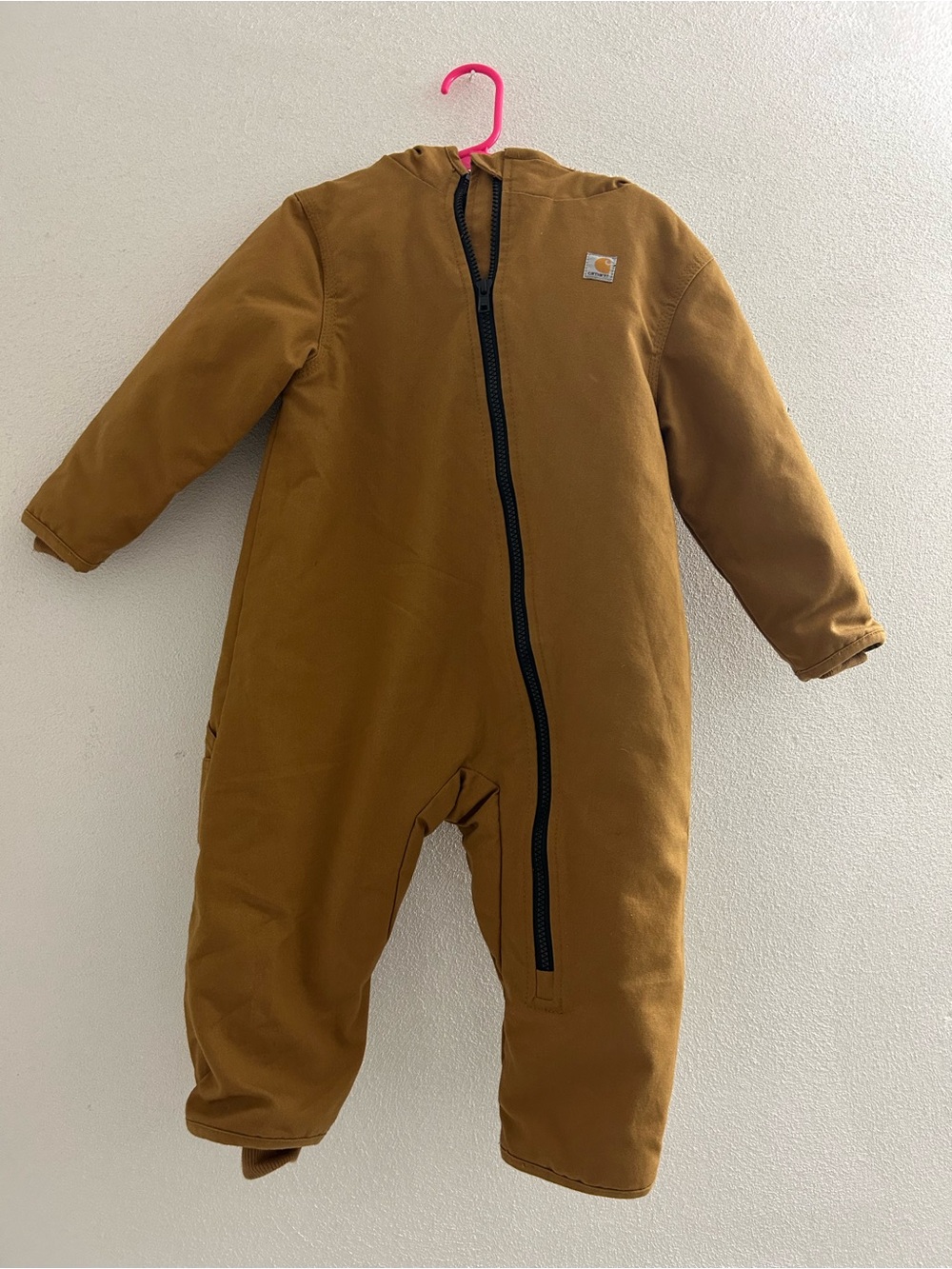 Carhartt Kids Carhartt Brown Hooded Insulated One-Piece